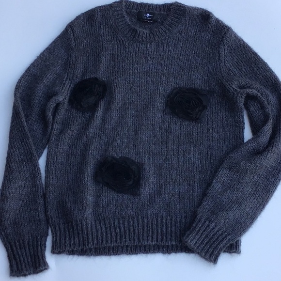 7 for all mankind Italian Yarns oversized Sweater - Picture 1 of 6